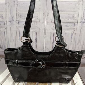La Diva italian mini purse tote travel carry black